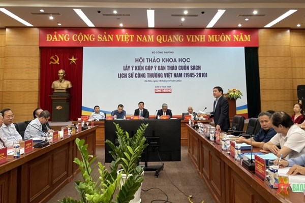 Bộ Công Thương lấy ý kiến góp ý bản thảo cuốn sách Lịch sử Công Thương Việt Nam