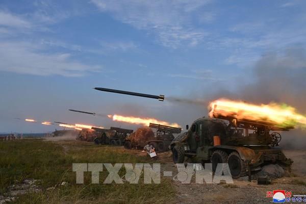 Triều Tiên phóng 3 tên lửa đạn đạo tầm ngắn