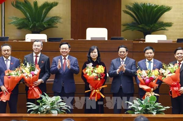 Quốc hội phê chuẩn bổ nhiệm Bộ trưởng Giao thông vận tải, Y tế và bầu Tổng Kiểm toán Nhà nước