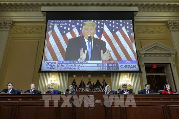 Ủy ban điều tra của Hạ viện Mỹ yêu cầu cựu Tổng thống Donald Trump tới điều trần