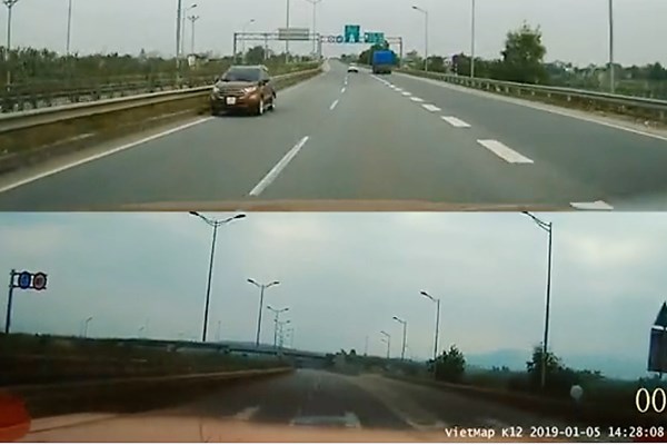 Phạt 17 triệu đồng lái xe đi ngược chiều trên cao tốc Nội Bài – Lào Cai 
