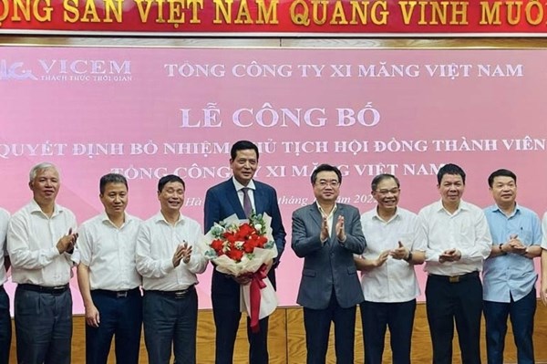 Bộ Xây dựng bổ nhiệm Chủ tịch HĐTV VICEM 