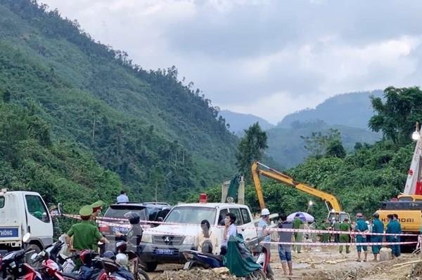 Vụ sạt lở tại Thủy điện Kà Tinh 1: Tìm thấy thi thể kỹ sư mất tích