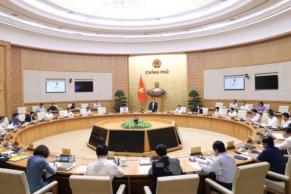Thủ tướng Phạm Minh Chính chủ trì phiên họp Chính phủ thường kỳ tháng 10