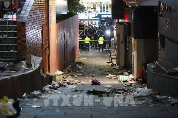 Những hình ảnh hiện trường vụ giẫm đạp ở Seoul