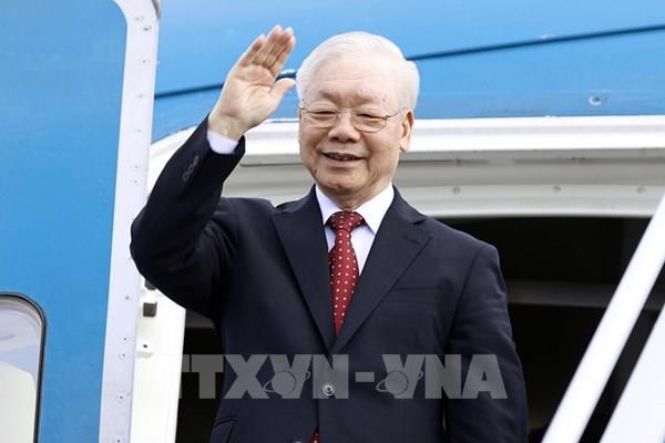 Tổng Bí thư Nguyễn Phú Trọng lên đường thăm chính thức nước Cộng hòa Nhân dân Trung Hoa