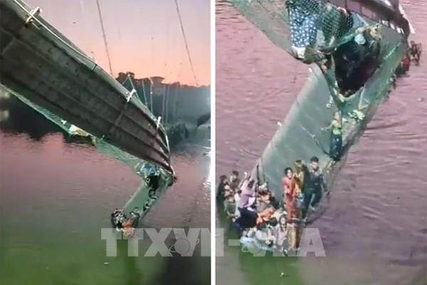 Vụ sập cầu ở Ấn Độ: Số nạn nhân thiệt mạng tăng nhanh