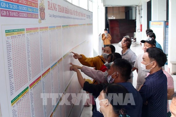 Haraco đã bán được hơn 27.400 vé tàu Tết sau một tuần mở bán