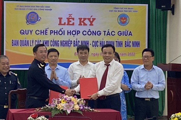 Phối hợp giữa khu công nghiệp và hải quan tỉnh Bắc Ninh