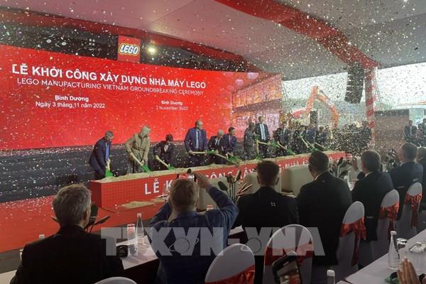 Khởi công xây dựng nhà máy LEGO tại Bình Dương với tổng mức đầu tư hơn 1,3 tỉ USD