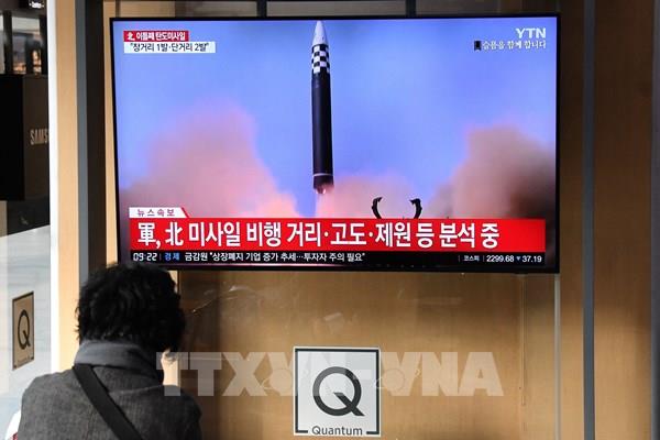 Triều Tiên phóng 4 tên lửa tầm ngắn