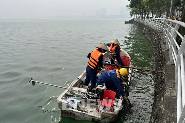 Nhiều chỉ số trong mẫu nước hồ Tây vượt quy chuẩn cho phép