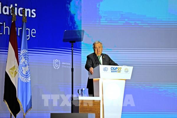 COP27: LHQ cảnh báo thế giới kề cận "thảm họa khí hậu"