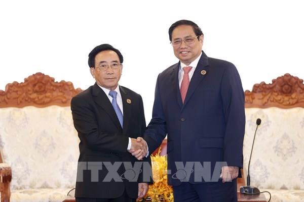 Việt Nam và Lào thúc đẩy triển khai các dự án trọng điểm