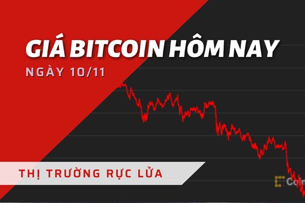 Giá Bitcoin hôm nay ngày 10/11: Bitcoin lao dốc không phanh, thị trường rực lửa