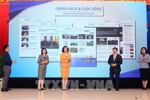 TTXVN khai trương chuyên trang thông tin chinhsachcuocsong.vn