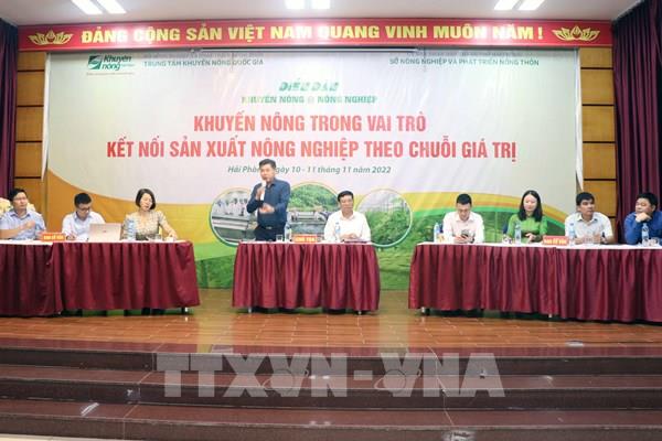 Khuyến nông kết nối sản xuất nông nghiệp theo chuỗi giá trị
