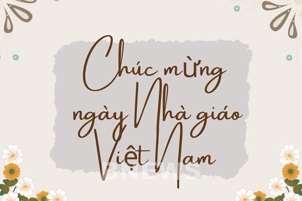 Lời chúc thầy cô ngày 20/11 bằng tiếng Anh