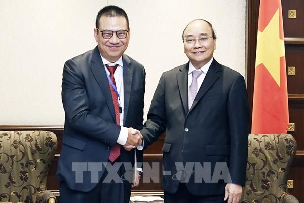 Chủ tịch nước Nguyễn Xuân Phúc tiếp một số tập đoàn hàng đầu Thái Lan