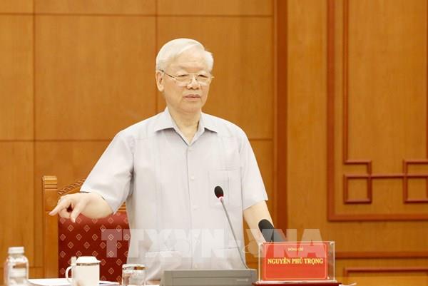 Tổng Bí thư Nguyễn Phú Trọng: Hành động mạnh mẽ, khẩn trương hơn nữa trong phòng, chống tham nhũng, tiêu cực