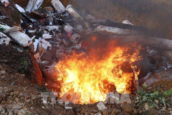 Quảng Bình tiêu hủy hàng hóa vi phạm hành chính trị giá hơn 420 triệu đồng