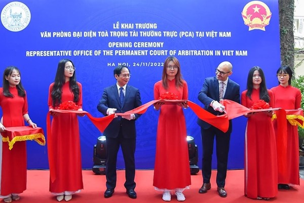 Khai trương Văn phòng đại diện của Tòa trọng tài thường trực (PCA) tại Hà Nội
