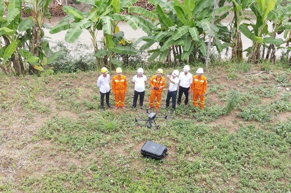 PTC1 ứng dụng thiết bị bay UAV quản lý vận hành đường dây khu vực Tây Bắc