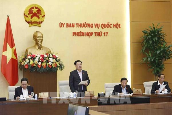Khai mạc Phiên họp thứ 17 Ủy ban Thường vụ Quốc hội