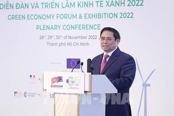 Thủ tướng Phạm Minh Chính dự Diễn đàn và Triển lãm Kinh tế xanh GEFE 2022