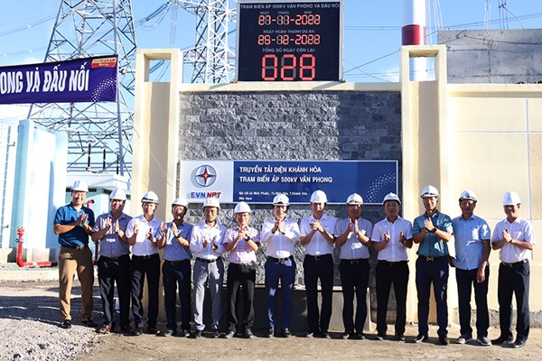 Dự án Trạm biến áp 500 kV Vân Phong về đích trước 27 ngày