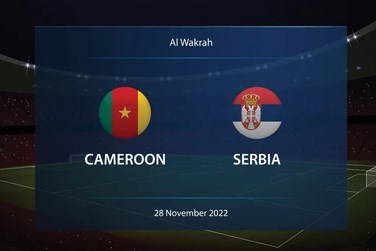Trực tiếp bóng đá World Cup 2022: Cameroon vs Serbia