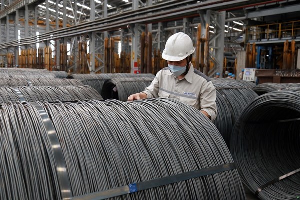 Hòa Phát sản xuất thép cuộn làm tanh lốp ô tô