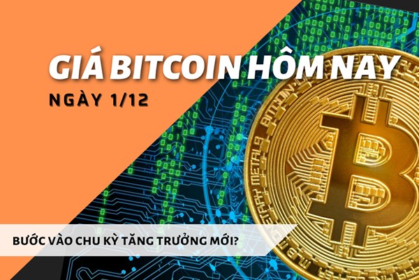Giá Bitcoin ngày 1/12: Các tiền ảo sẽ bước vào chu kỳ tăng trưởng mới?