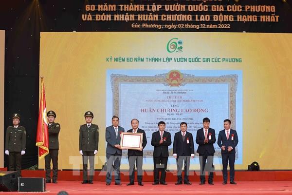 Vườn quốc gia đầu tiên đón nhận Huân chương Lao động Hạng nhất lần thứ hai