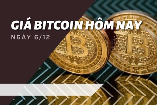 Giá Bitcoin ngày 6/12: Đồng loạt đi xuống