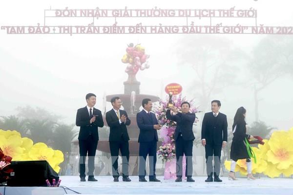 Công bố Giải thưởng du lịch “Tam Đảo - Thị trấn điểm đến hàng đầu Thế giới” 