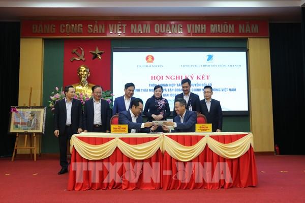 Thái Nguyên và VNPT ký thỏa thuận hợp tác về chuyển đổi số giai đoạn 2022 - 2030