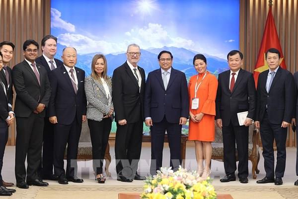 Thủ tướng tiếp đoàn Hội đồng Kinh doanh Hoa Kỳ-ASEAN và các doanh nghiệp Hoa Kỳ