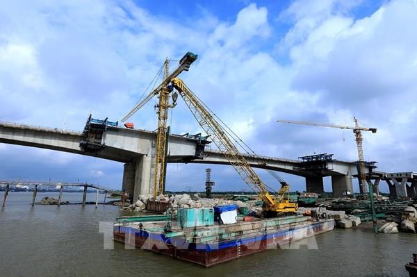 Dự án cầu Vĩnh Tuy giai đoạn 2 thi công vượt tiến độ
