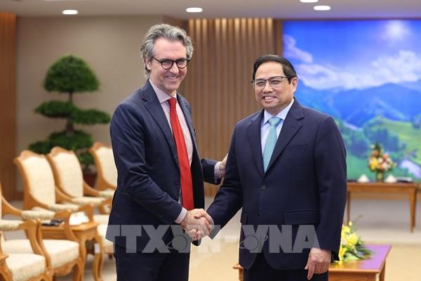 Thủ tướng Phạm Minh Chính tiếp Đại sứ, Trưởng Phái đoàn EU tại Việt Nam