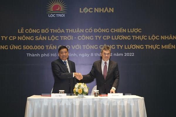 Tập đoàn Lộc Trời ký kết hợp đồng cung ứng 500.000 tấn gạo năm 2023