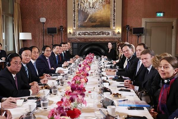 Thủ tướng Chính phủ Phạm Minh Chính hội đàm với Thủ tướng Hà Lan Mark Rutte