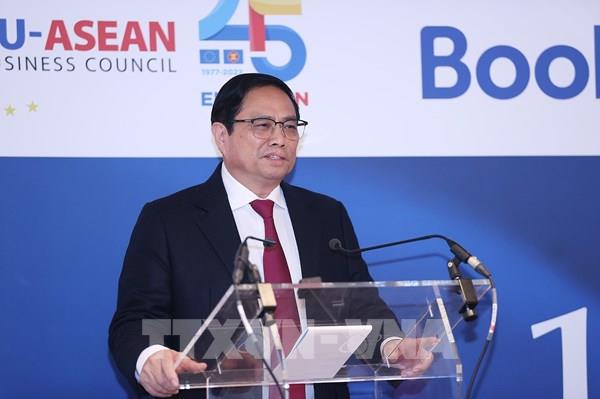 Thủ tướng Phạm Minh Chính gửi thông điệp tới cộng đồng kinh doanh ASEAN-EU