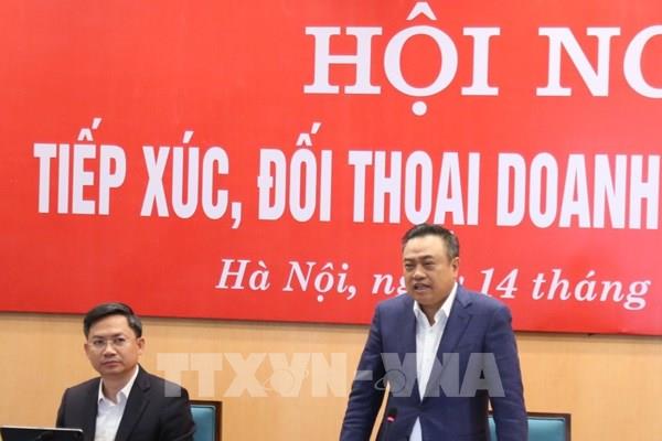 Chủ tịch Hà Nội đối thoại với cộng đồng doanh nghiệp