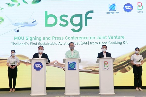 Tập đoàn Thái Lan tái chế dầu ăn qua sử dụng để sản xuất nhiên liệu máy bay