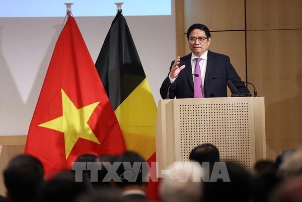 Thủ tướng Phạm Minh Chính dự Diễn đàn doanh nghiệp Việt Nam-Bỉ