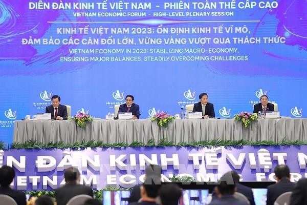 Thủ tướng Phạm Minh Chính chủ trì Diễn đàn Kinh tế Việt Nam lần thứ 5