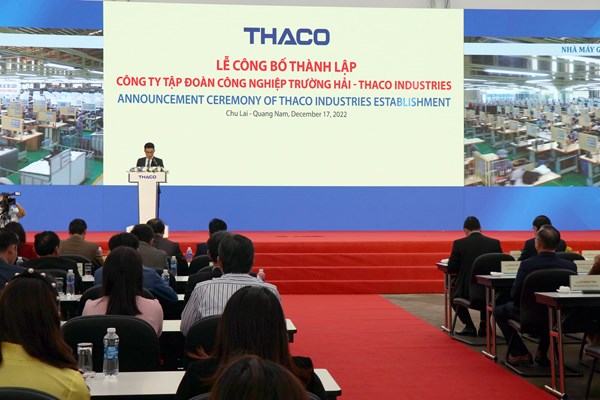 Thành lập Công ty Tập đoàn Công nghiệp Trường Hải – THACO Industries