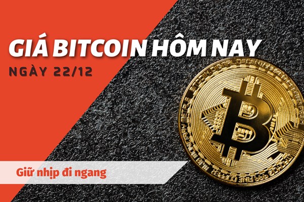 Giá Bitcoin ngày 22/12: Giữ nhịp đi ngang