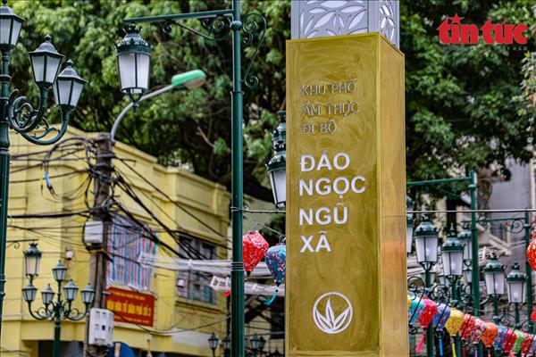 Giảm 15% giá dịch vụ ăn uống tại phố ẩm thực đi bộ Đảo Ngọc Ngũ Xã